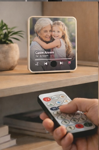 Kişiye Özel Fotoğraflı Müzik Çalar Magnet