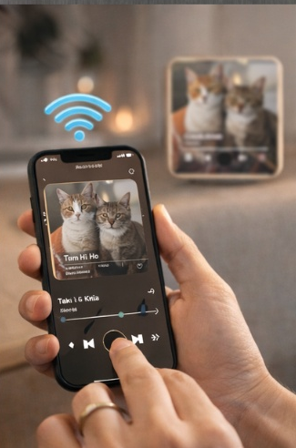 Kişiye Özel Fotoğraflı Müzik Çalar Magnet